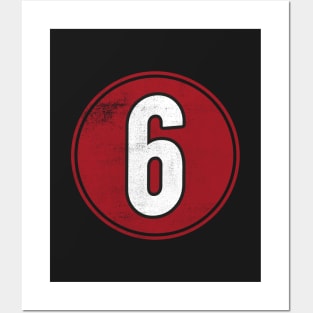 Number Six 6 Posters and Art